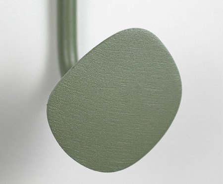 Cabideiro de parede Orgânico Lapa Verde Oliva | Westwing