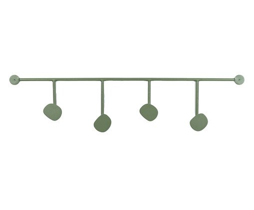 Cabideiro de parede Orgânico Lapa Verde Oliva, green | WestwingNow