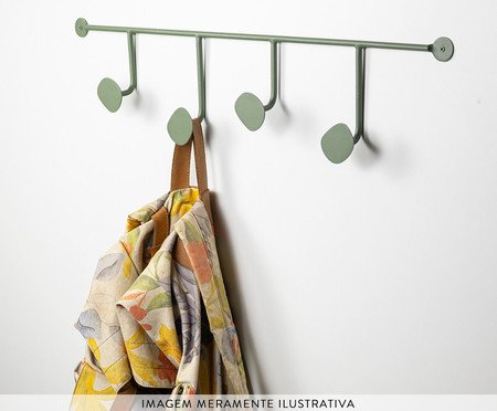 Cabideiro de parede Orgânico Lapa Verde Oliva | Westwing