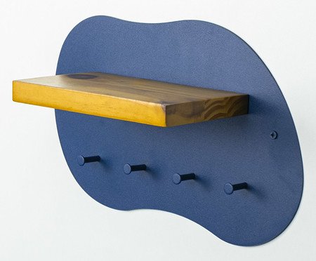 Porta-chaves de Parede Orgânico Moema Azul | Westwing