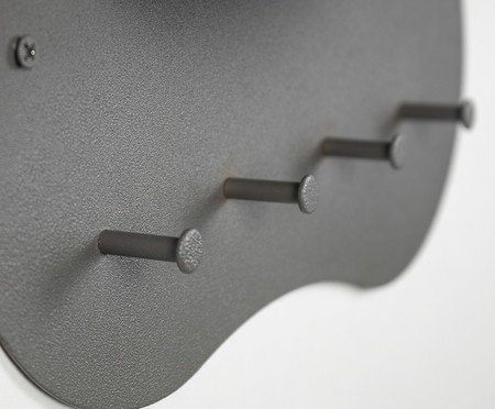 Porta-chaves de Parede Orgânico Moema Cinza | Westwing