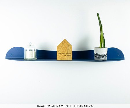 Prateleira Orgânica de Aço Joá Azul | Westwing