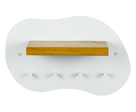 Porta-chaves de Parede Orgânico Moema Branco | Westwing