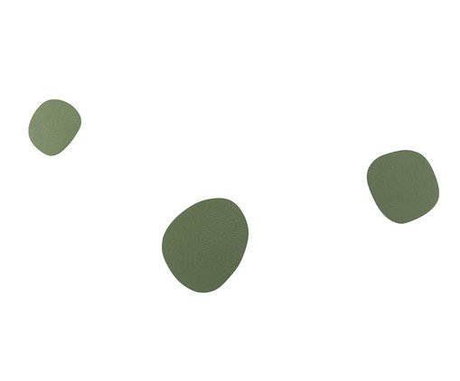 Jogo Cabideiro Guaratiba de Aço Orgânico Verde, green | WestwingNow