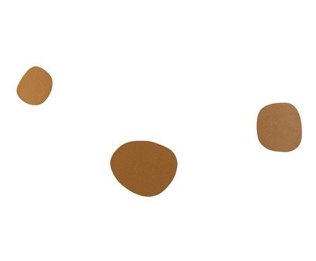 Jogo Cabideiro Guaratiba de Aço Orgânico Terracota | Westwing