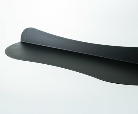 Prateleira Orgânica de Aço Joá Preto | Westwing