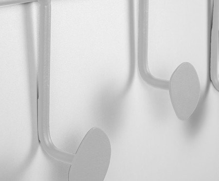 Cabideiro de parede Orgânico Lapa Branco | Westwing