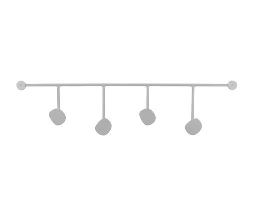 Cabideiro de parede Orgânico Lapa Branco, white | WestwingNow