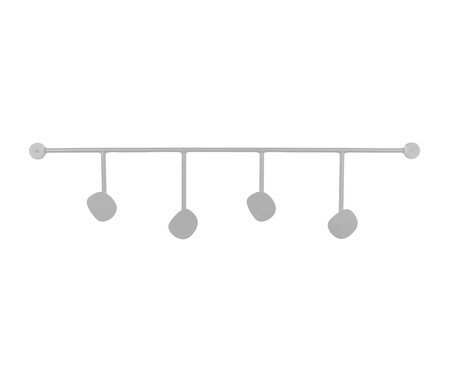 Cabideiro de parede Orgânico Lapa Branco | Westwing