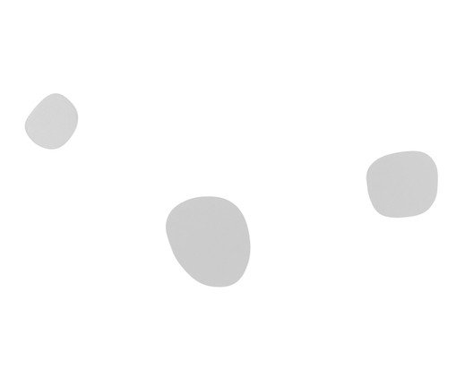 Jogo Cabideiro Guaratiba de Aço Orgânico Branco, white | WestwingNow