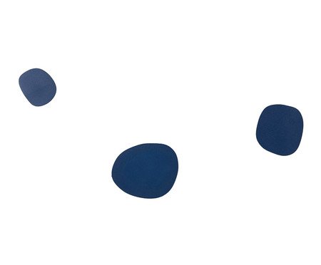 Jogo Cabideiro Guaratiba de Aço Orgânico Azul | Westwing