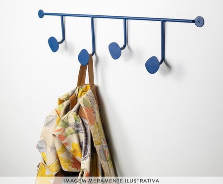 Cabideiro de parede Orgânico Lapa Azul | Westwing