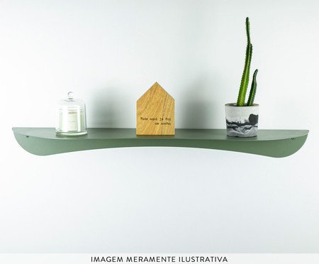 Prateleira Orgânica de Aço Joá Verde Oliva | Westwing