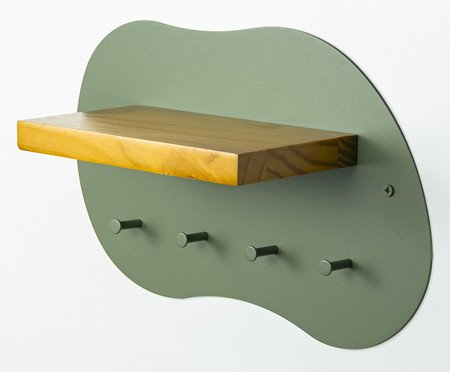 Porta-chaves de Parede Orgânico Moema Verde Oliva | Westwing