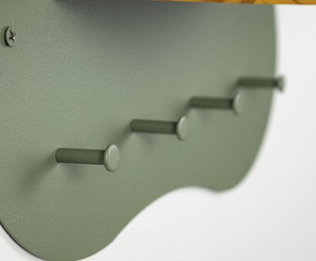 Porta-chaves de Parede Orgânico Moema Verde Oliva | Westwing