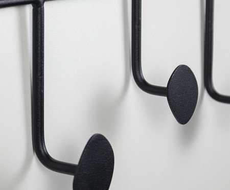 Cabideiro de parede Orgânico Lapa Preto | Westwing