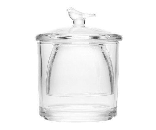 Manteigueira Francesa Bird, transparent | WestwingNow