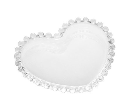 Prato Coração em Cristal Pearl | Westwing