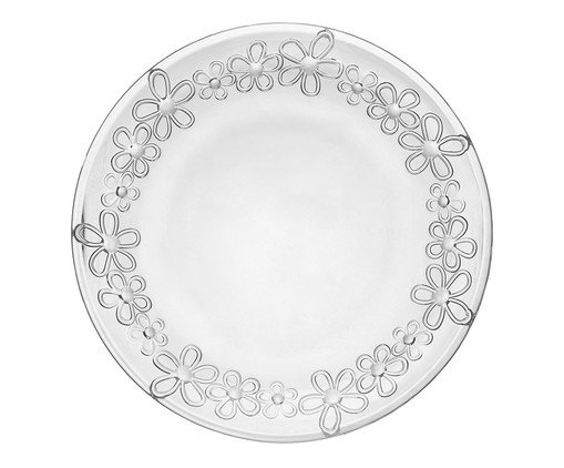 Prato para Sobremesa Lunafleur, transparent | WestwingNow