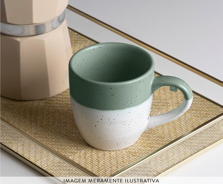 Caneca de Cerâmica Ombré ll Verde | Westwing