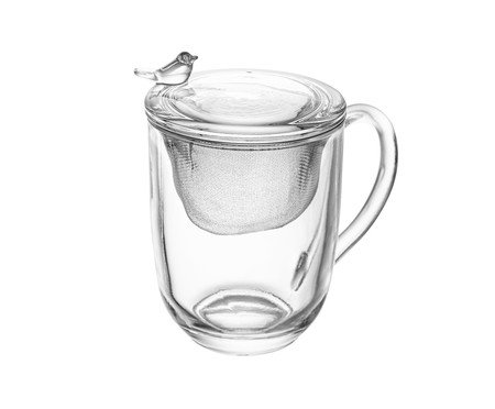 Caneca com Tampa e Filtro Bird | Westwing