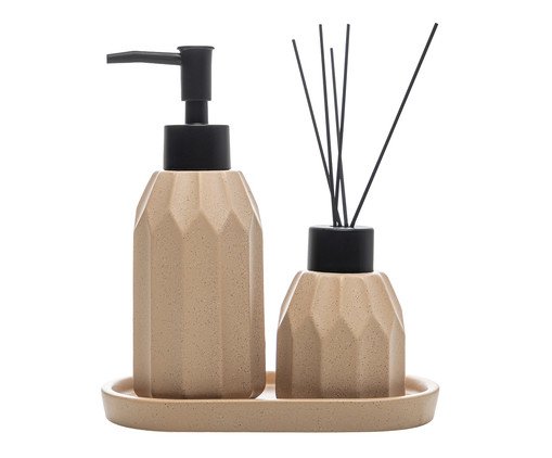 Jogo para Banheiro Aromatta Terracota, beige | WestwingNow