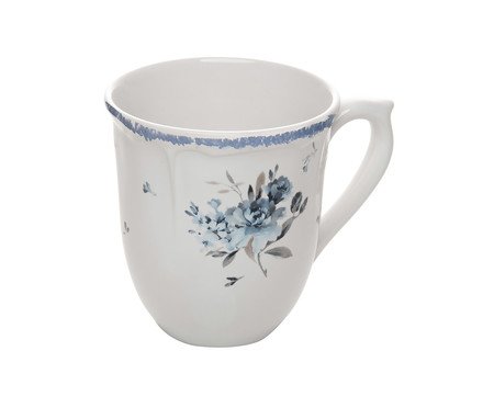 Caneca de Cerâmica Florescer Azul | Westwing