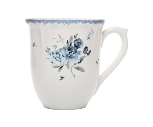 Caneca de Cerâmica Florescer Azul, blue | WestwingNow