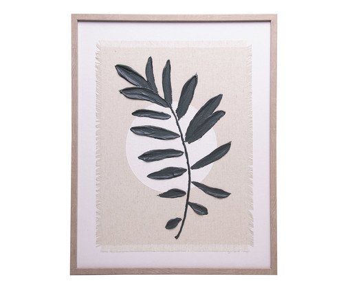 Quadro Decorativo Folhagens, beige | WestwingNow