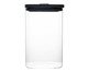 Porta-mantimento Square Cinza - 1,2L, transparent | WestwingNow