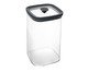 Porta-mantimento Square Cinza - 1,2L, transparent | WestwingNow