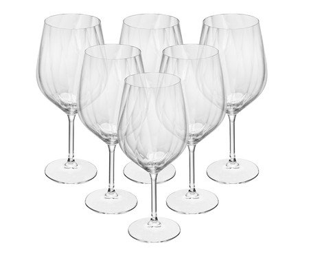 Jogo de Taças para VInho Crex Optic | Westwing