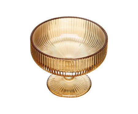 Taça para Sobremesa Lines Âmbar Metalizado | Westwing