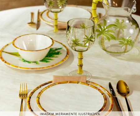 Faqueiro de Aço Inox Berna Dourado | Westwing