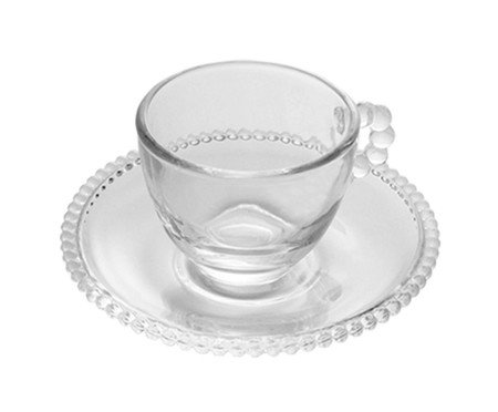Jogo para Chá em Cristal Pearl | Westwing