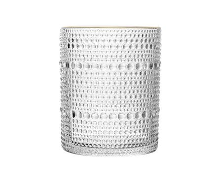 Copo com Fio Dourado Dots | Westwing