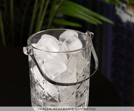 Balde para Gelo com Pegador Flor de Lotús | Westwing