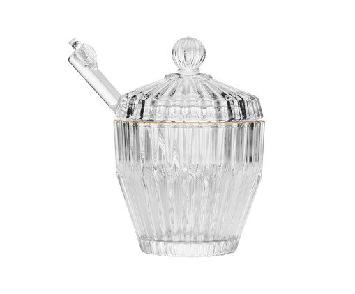 Meleira com Pegador com Fio Dourado Império, transparent | WestwingNow