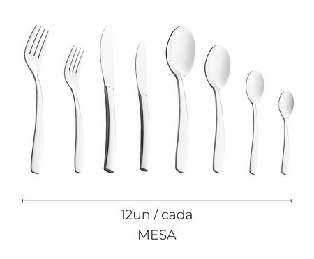 Faqueiro de Aço Inox London | Westwing