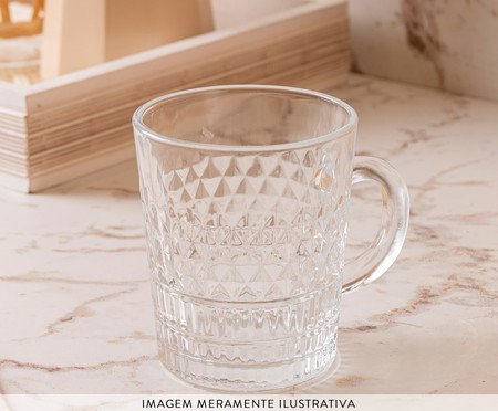 Caneca de Cristal Pixel | Westwing