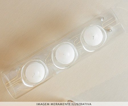 Porta-velas Triplo Lume | Westwing