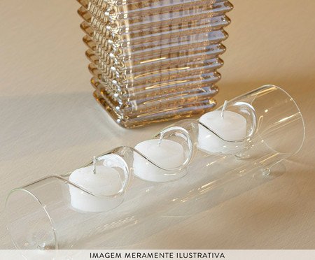 Porta-velas Triplo Lume | Westwing