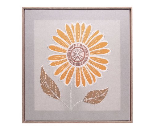 Quadro Decorativo Floriva Amarelo, yellow | WestwingNow