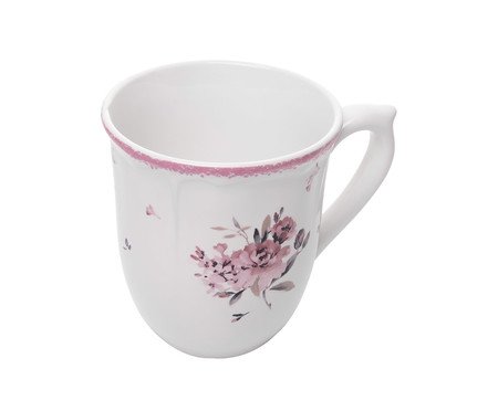 Caneca de Cerâmica Florescer Rosa | Westwing
