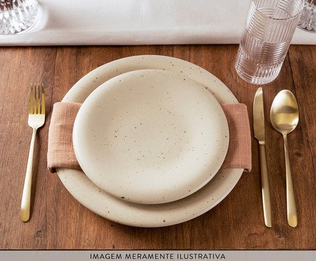 Faqueiro de Aço Inox Viena Dourado | Westwing