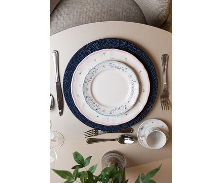 Prato para Sobremesa Florescer Azul | Westwing