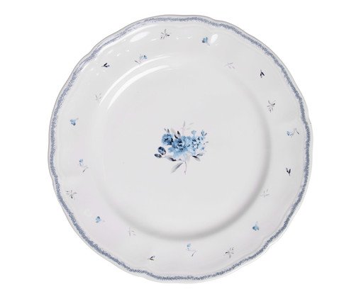 Prato para Sobremesa Florescer Azul, blue | WestwingNow