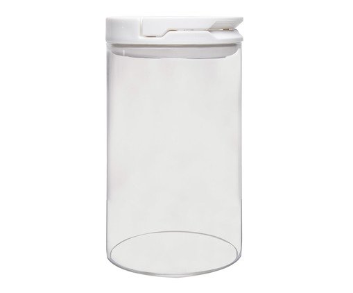 Pote com Tampa Dimitry - 1,35L, transparent | WestwingNow