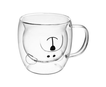 Jogo de Xícaras para Chá com Parede Dupla Bear | Westwing