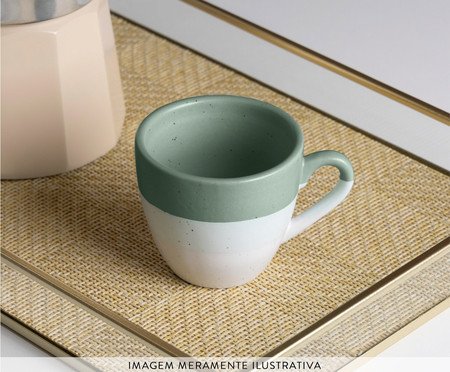 Caneca de Cerâmica Ombré Verde | Westwing